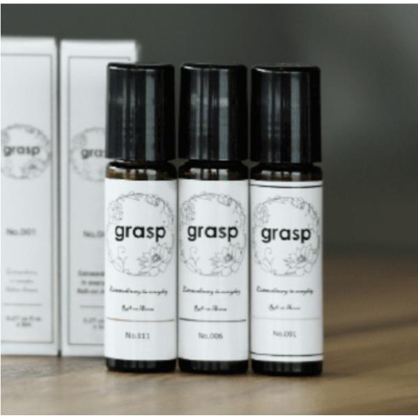 ロールオンアロマ バトンセラピーから生まれたグラスプ 手軽に使える香りの化粧品 おもてなしギフト