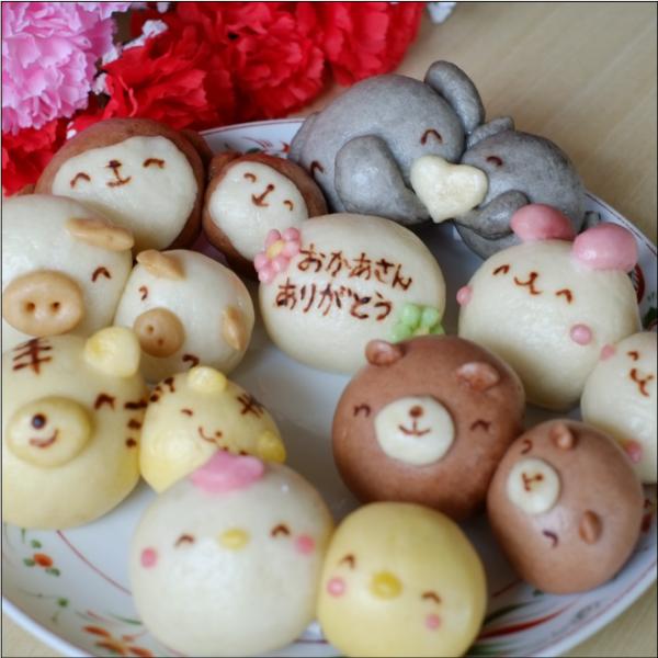 おもてなしギフト アニマル中華まん 佐倉の中華レストラン みろべーのかわいい母の日限定中華まん とら...