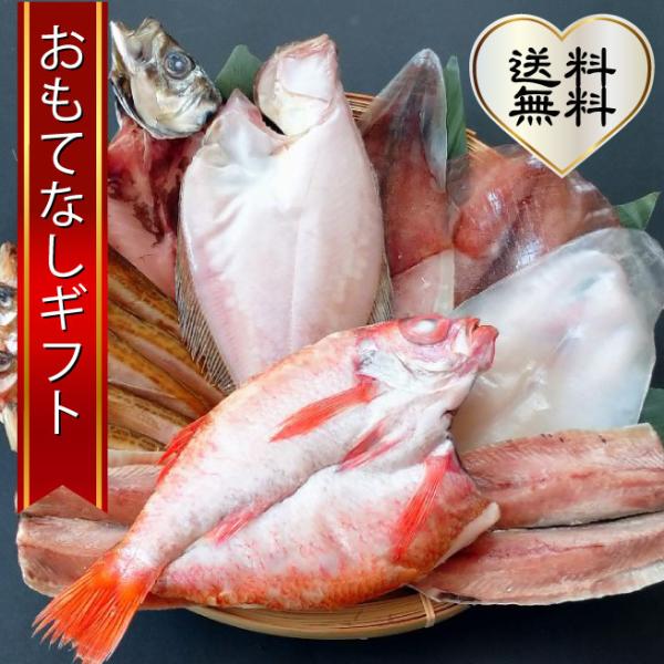 山陰近海・沖合の干物 米子がじゅまるの獲って新鮮な状態で作った干物セット（E） おもてなしギフト