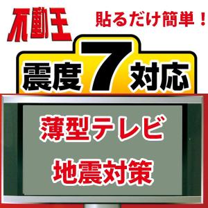 家具転倒防止グッズ/地震対策/不動王 薄型テレビ用耐震シート...