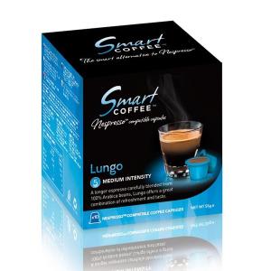 ネスプレッソ互換カプセル 送料無料 コーヒー ルンゴ Smart COFFEE Lungo  10カプセル入り×10箱＝100カプセル まとめ買い