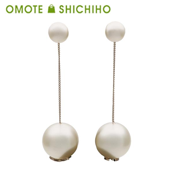 CHANEL シャネル フェイクパール ピアス ロングピアス メタル ココマーク レディース アクセ...