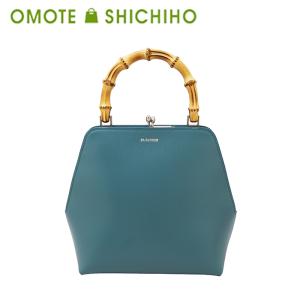 極美品✨A.D.M.J. ハンドバッグ　オールレザー　ブルー　ピンク　付属品付き Accesoires De Mademoiselle / アクセソワ・ドゥ・マドモワゼル