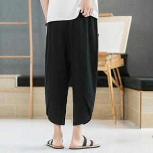 サルエルパンツ メンズ 接触冷感 アラジンパン...の詳細画像5