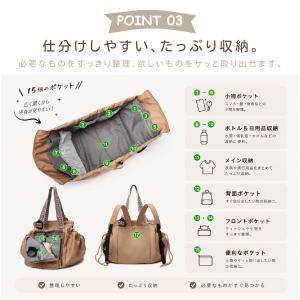 大容量バッグ 3WAY 多機能バッグ 旅行バッ...の詳細画像5
