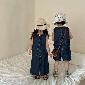 キッズ デニム セットアップ ベビー服 姉弟 ...の詳細画像3