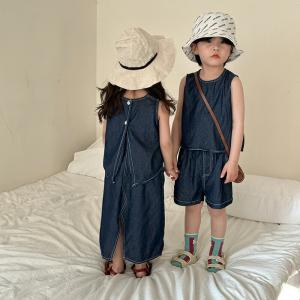 キッズ デニム セットアップ ベビー服 姉弟 ...の詳細画像4