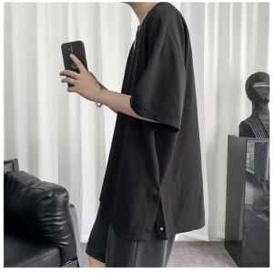 メンズ Tシャツ 半袖 ビッグシルエット オー...の詳細画像1