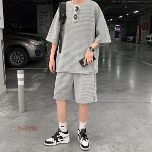 ジャージ 上下セット メンズ 半袖 短パン セ...の詳細画像2