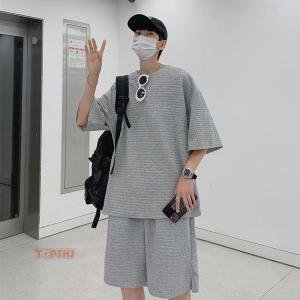 ジャージ 上下セット メンズ 半袖 短パン セ...の詳細画像3