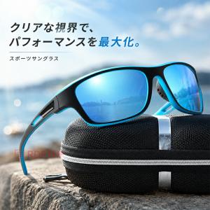スポーツサングラス 調光 偏光 UVカット レンズ強化 超軽量 ゴルフ 釣り ランニング サイクリング ドライブ 野球 自転車 アウトドア 6色展開