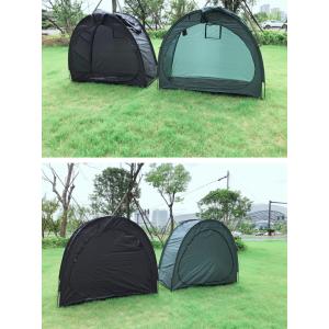 サイクルハウス 4台用 サイクルポート 屋外 ...の詳細画像2