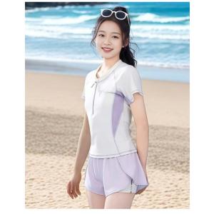水着 女の子 セパレート 体型カバー UVカッ...の詳細画像3