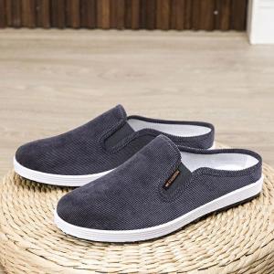 メンズ スニーカー かかとなし 軽量 通気 ス...の詳細画像5