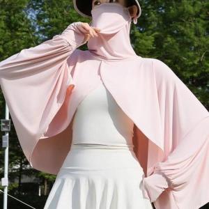 uvカット ポンチョ 接触冷感 ボレロ 長袖 ...の詳細画像2