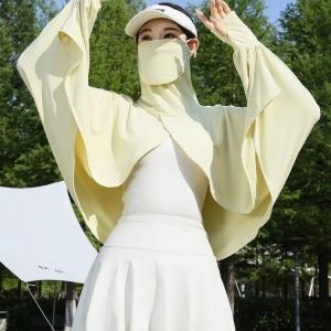 uvカット ポンチョ 接触冷感 ボレロ 長袖 ...の詳細画像3