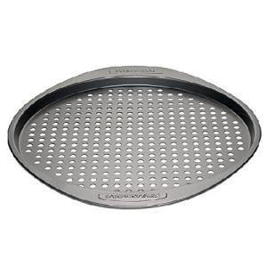 Farberware Nonstick Bakeware 13-Inch Round Pizza Crisper, Gray by Farberware｜omssstore