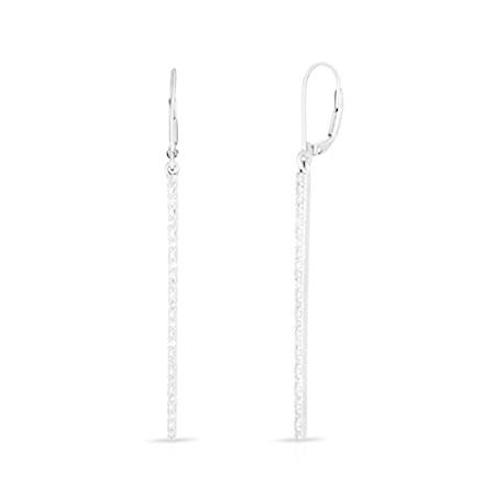送料無料Natalia Drake レバーバック ドロップ ダングル 1/4カラット ダイヤモンドイ...