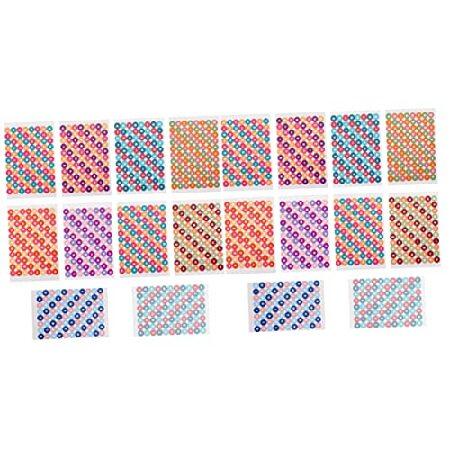 SEWACC 20 Sheets Candy Color Alphabet Anti Gift St...