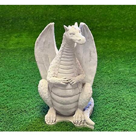 Gothic Dragon Figurine Concrete Zen Garden Dragon ...