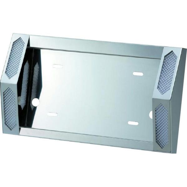 直送品 ジェットイノウエ とんがりナンバープレート枠 大型/中型 中型用 501125  ※代引・返...