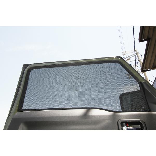 直送品 モーターファーム ジムニー メッシュサンシェード 2P JB64/JB74専用 ※代引・返品...