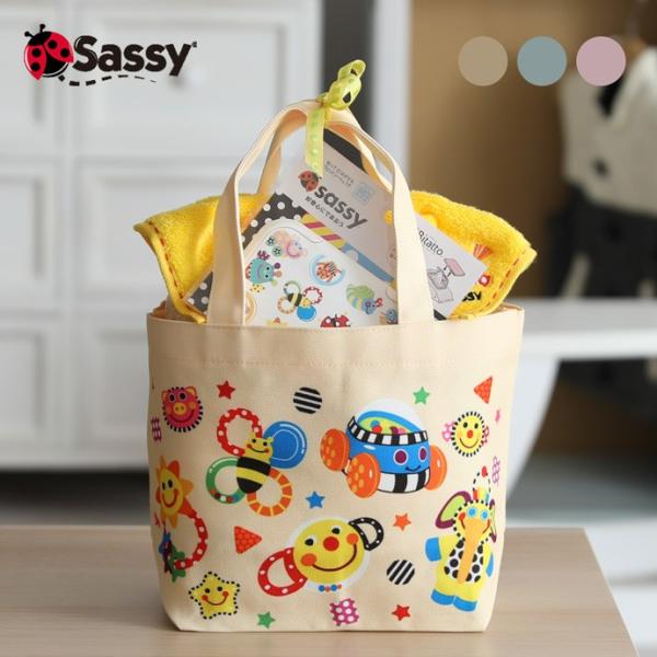 出産祝い おむつケーキ Sassy サッシー バッグ 男の子 女の子 赤ちゃん 名入れ タオル 刺繍...