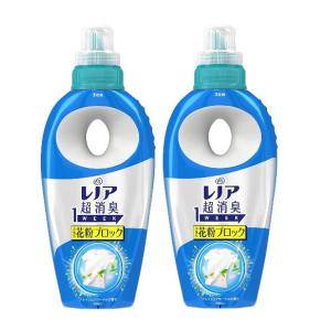 P＆G レノア本格消臭 花粉ブロック フレッシュフローラルの香り 本体 530ml × 2本