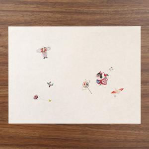 プレースマット キッチンマット【正月あそび ラン...の商品画像