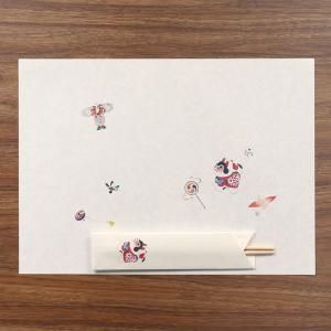 プレースマット キッチンマット【正月あそび ラ...の詳細画像1