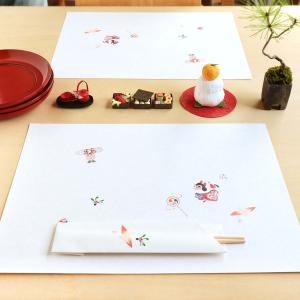 プレースマット キッチンマット【正月あそび ラ...の詳細画像2