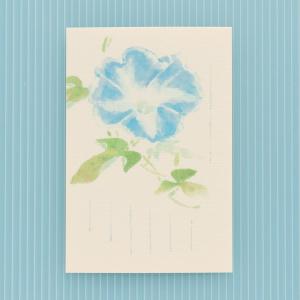 絵葉書 おしゃれ 和紙 季節の絵はがき 夏 大輪朝顔