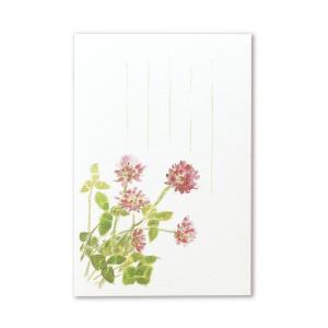絵葉書 おしゃれ 和紙 季節の絵はがき 端午 初夏 あかつめくさ