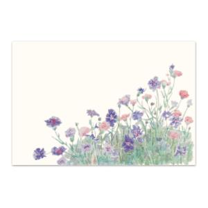 絵葉書 おしゃれ 和紙 季節の絵はがき 端午 初夏 矢車菊