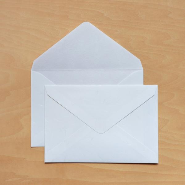 封筒 洋1 2つ折りカード用 白 大直礼状紙 50枚入 和紙 洋角 横型 コピー インクジェット レ...