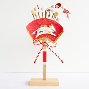 お正月飾り おしゃれ ピック 和紙 置き飾り めでたや インテリア ミニチュア 壁掛け 熊手 干支 丑