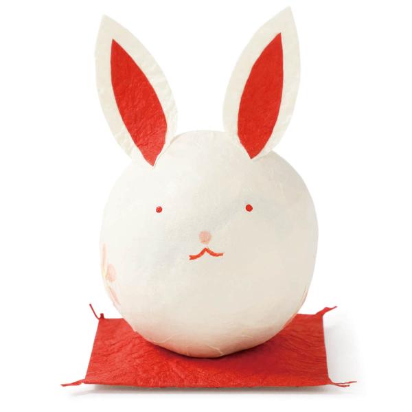 お月見 起き上がりこぼし うさぎ 置物 正月飾り おしゃれ 和紙 干支 卯年 縁起物 日本製 玄関 ...