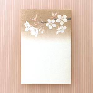 お買い得 絵葉書 絵はがき おしゃれ 和紙 季節の絵はがき 春 山桜 ぼかし 3枚入