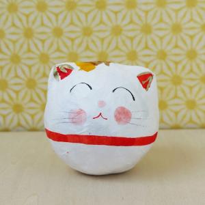 めでたや お多福 張り子 おかめ 特大 和紙 インテリア おしゃれ お正月