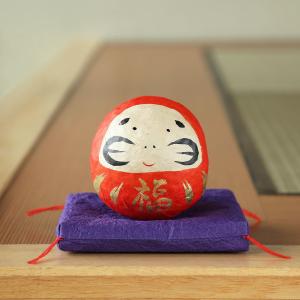 めでたや お多福 張り子 おかめ 特大 和紙 インテリア おしゃれ お正月