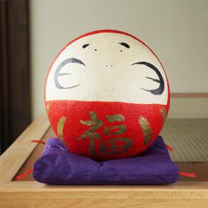 めでたや お多福 張り子 おかめ 特大 和紙 インテリア おしゃれ お正月