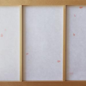和室の和み障子紙 漉き込み和紙
