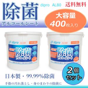 除菌シート 抗菌 ウェットティッシュ 日本製 大容量400枚 業務用 99.99