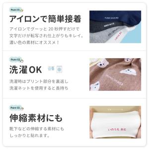 グッドネーム アイロン転写 お名前シール 布用...の詳細画像5