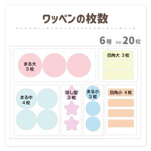 お名前ワッペンシール お名前シール 布 ノンア...の詳細画像5