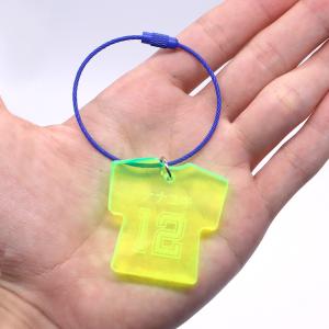 名入れ 彫刻 Tシャツ型 アクリル キーホルダ...の詳細画像5