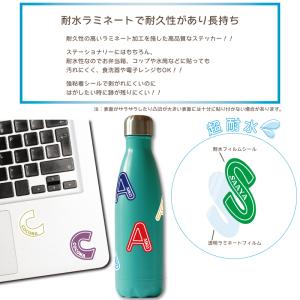 イニシャルステッカー 名入れ 文字入れ お名前...の詳細画像1