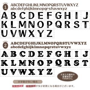 イニシャルステッカー 名入れ 文字入れ お名前...の詳細画像5