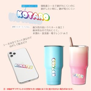 name STICKER 立体文字ネームステッ...の詳細画像1