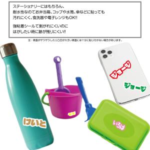 name STICKER ネームステッカー ひ...の詳細画像2